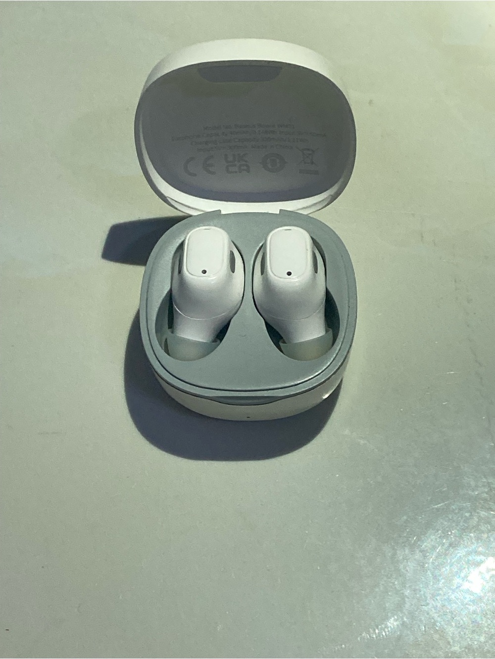 White True Wireless Earbuds with Charging Case